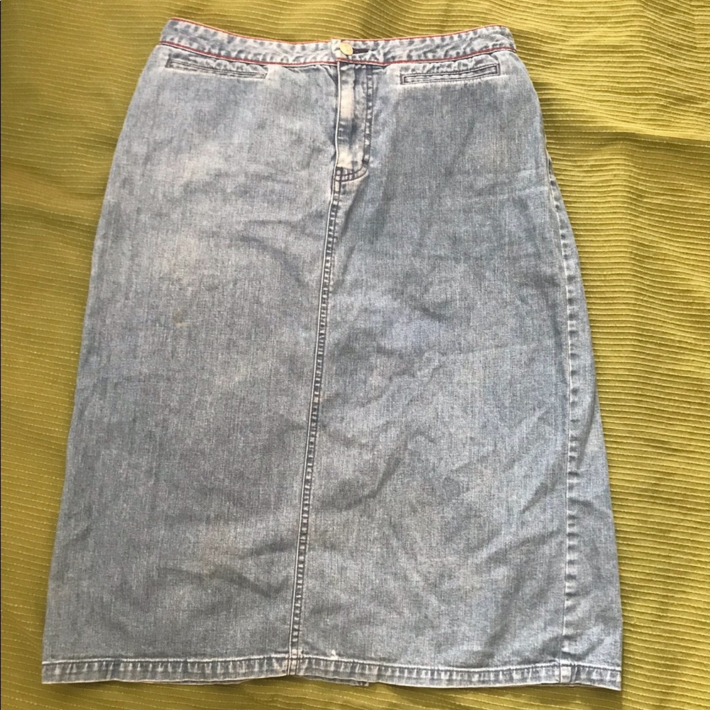Tommy Hilfiger midi denim skirt